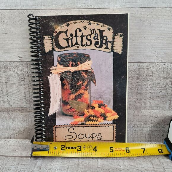 Mason Jar Recipe Book Gifts in a Jar Create Soup Mix Holiday Winter Gifts - Picture 9 of 9